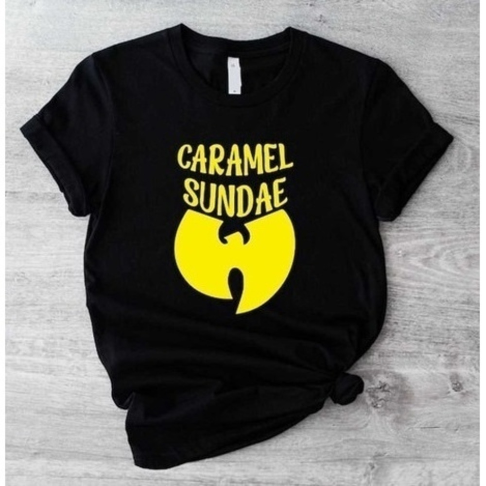 Caramel Sundae 90s Rap Aesthetic Music Fan T-Shirt